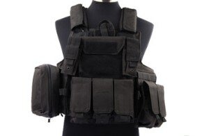 ЖИЛЕТ ТАКТИЧЕСКИЙ CIRAS Molle Tactical Plate Carrier Vest Black (600D) WS20115B AS-VT0008B