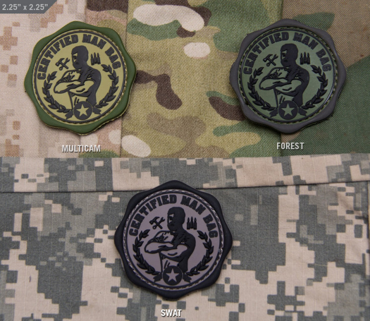 ШЕВРОН ПАТЧ на липучке Man Bag код MSM patch-00139-forest