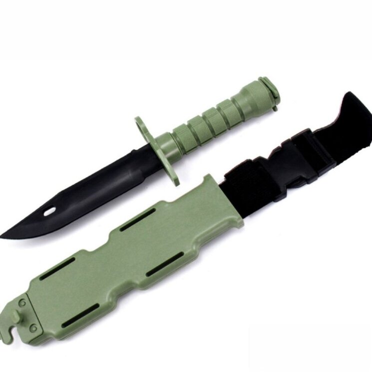 НОЖ ТРЕНИРОВОЧНЫЙ ШТЫК M9 для M16 TD013 OD