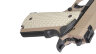 ПИСТОЛЕТ ПНЕВМ. WE COLT М1911А1 Desert Warrior 4.3 with Rail Tan WE-E011-TAN