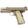 ПИСТОЛЕТ ПНЕВМ. WE COLT М1911А1 Desert Warrior 4.3 with Rail Tan WE-E011-TAN