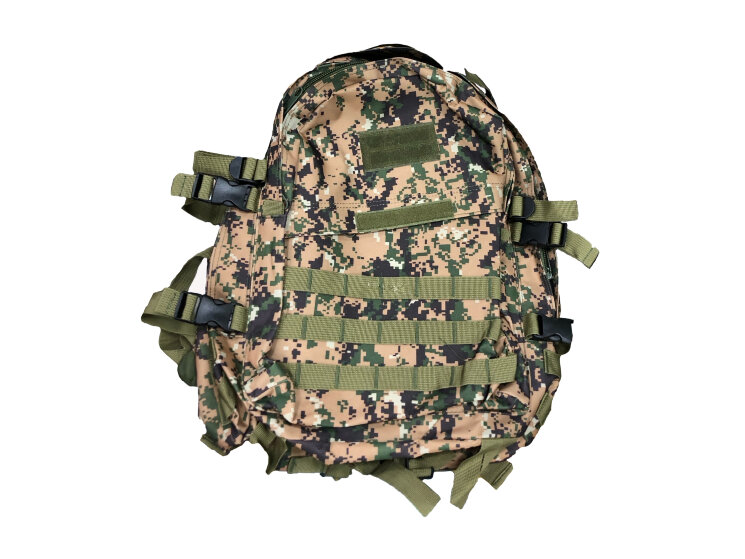РЮКЗАК 600D polyester with PVC coating 45L YA BK-5042 DIGITAL WOODLAND
