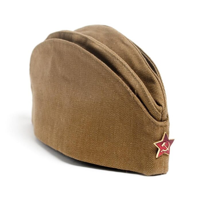 ПИЛОТКА ПОЛЕВАЯ СО ЗВЕЗДОЙ СССР, РЕПРО
