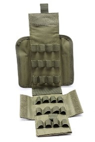ПОДСУМОК раскрывающийся Molle под патроны 12к 25шт AS-HL0039OD