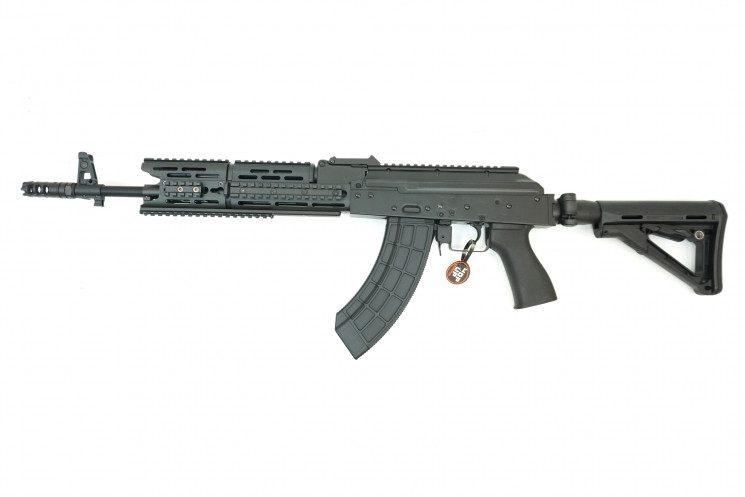 АВТОМАТ ПНЕВМ. CYMA RK-103, AEG, металл, черный пластик, выдвижной приклад, RIS - CM076