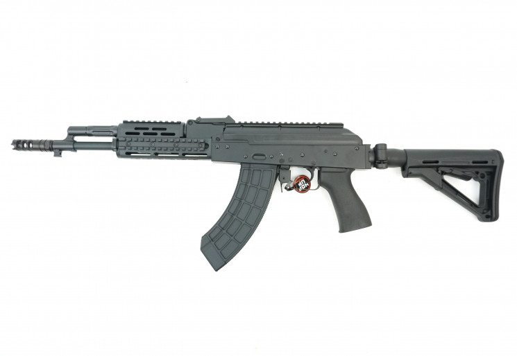 АВТОМАТ ПНЕВМ. CYMA RK-103, AEG, металл, черный пластик, выдвижной приклад, RIS - CM076B