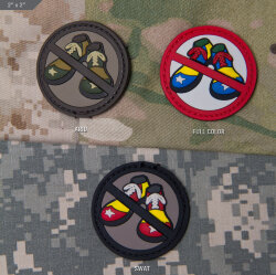 ШЕВРОН ПАТЧ на липучке No Clown Shoes PVC код MSM patch-00171-swat