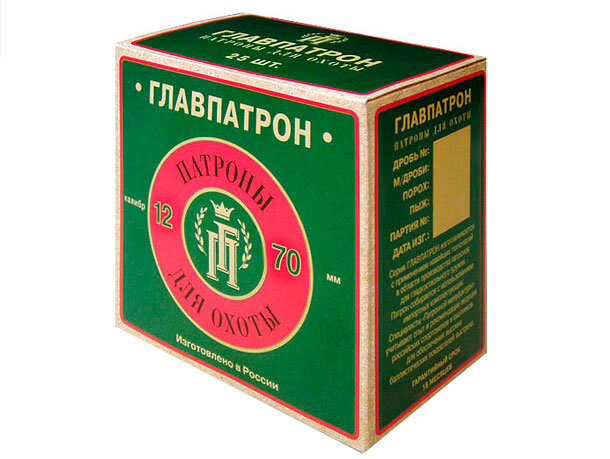 ПАТРОН кал. 12х70 №0000, 32 гр., серия "На охоту", пр. ООО "Патронная мануфактура", GP