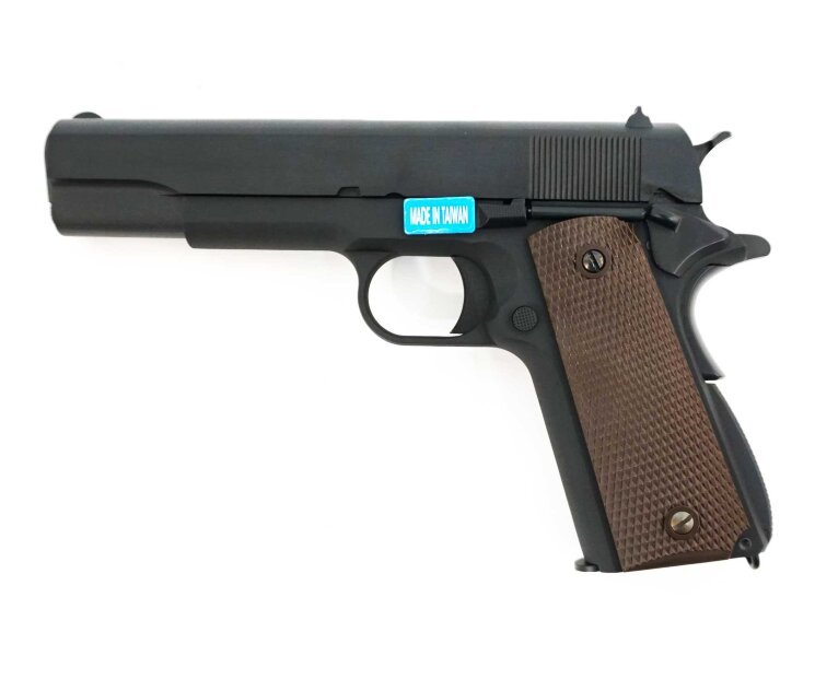 ПИСТОЛЕТ ПНЕВМ. WE COLT M1911А1, металл, Gen 2 CO2 , WE-E017C-BK