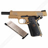 ПИСТОЛЕТ ПНЕВМ. WE COLT M1911А1, металл, с рельсой, M.E.U. WE-E008B-TAN