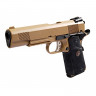 ПИСТОЛЕТ ПНЕВМ. WE COLT M1911А1, металл, с рельсой, M.E.U. WE-E008B-TAN