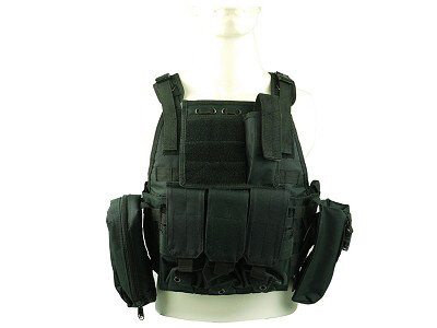 ЖИЛЕТ ТАКТИЧЕСКИЙ Molle Assault Plate Carrier Vest BLACK (600D) WS20109B