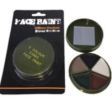 Крем камуфляжный Face Paint 5 цветов в коробке с зеркальцем - код AS-TL0022