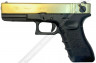ПИСТОЛЕТ ПНЕВМ. WE GLOCK-18 gen3, авт, металл слайд, Titanium Version WE-G002A-TG