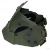 МАСКА Tactical Warrior на нижнюю часть лица для крепления к шлемам Fast AS-MS0083OD