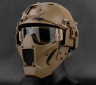 МАСКА Tactical Warrior на нижнюю часть лица для крепления к шлемам Fast AS-MS0083OD
