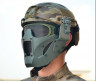 МАСКА Tactical Warrior на нижнюю часть лица для крепления к шлемам Fast AS-MS0083OD