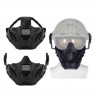МАСКА Tactical Warrior на нижнюю часть лица для крепления к шлемам Fast AS-MS0083OD