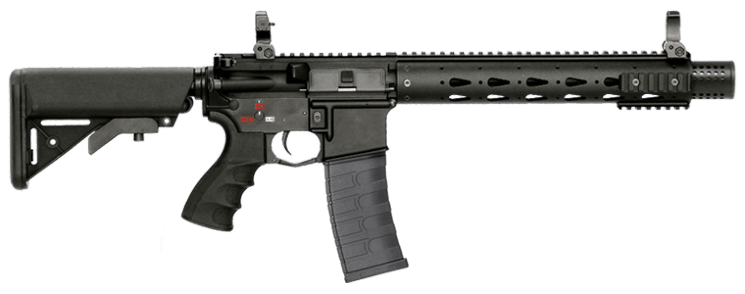 АВТОМАТ ПНЕВМ. G&G GC16 FFR 12" SD, body - metal (130-140 m/s) EGC-016-FSD-BNB-NCM