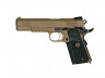 ПИСТОЛЕТ ПНЕВМ. KJW COLT M1911 M.E.U. GBB, GAS, TAN, металл, модель - KP-07 GAS -TAN