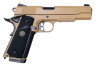 ПИСТОЛЕТ ПНЕВМ. KJW COLT M1911 M.E.U. GBB, GAS, TAN, металл, модель - KP-07 GAS -TAN