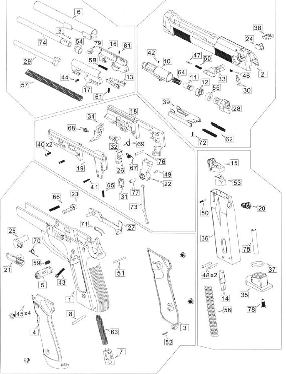 WE M-92 КОЛЬЦО УПЛОТНИТЕЛЬНОЕ МАГАЗИНА Part 37