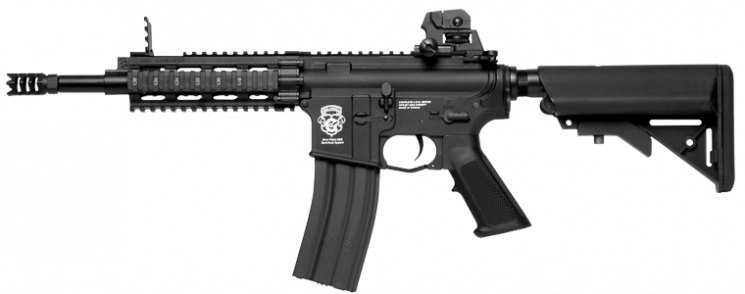 АВТОМАТ ПНЕВМ. G&G GR16 CQW Rush Blow Back, body - plastic (110-120 m/s) EGR-16P-RSH-BBB-NCM