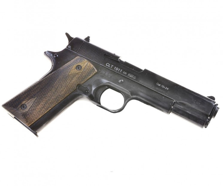 Оружие списанное (охолощенное), модель "1911 KURS", кал. 10х24, пр. ООО "Курс-С"