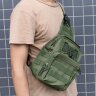 РЮКЗАК на одной лямке Military Molle Tactical Hiking (600D)  код AS-BS0018OD
