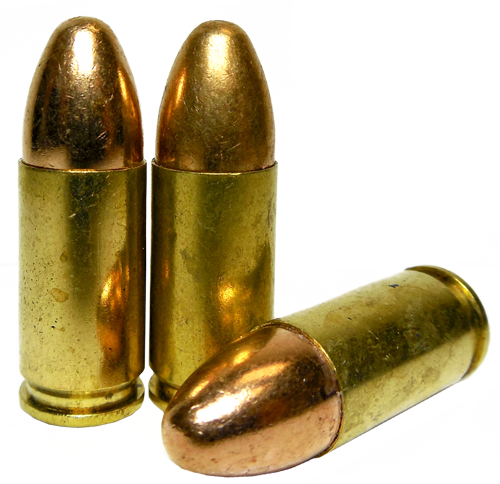 МАКЕТ ПАТРОНА 9мм Luger (9х19), ГИЛЬЗА ЛАТУНЬ