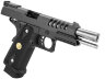 ПИСТОЛЕТ ПНЕВМ. WE COLT M1911 Hi-Capa 5.1., металл, перфорированный кожух, WE-H002