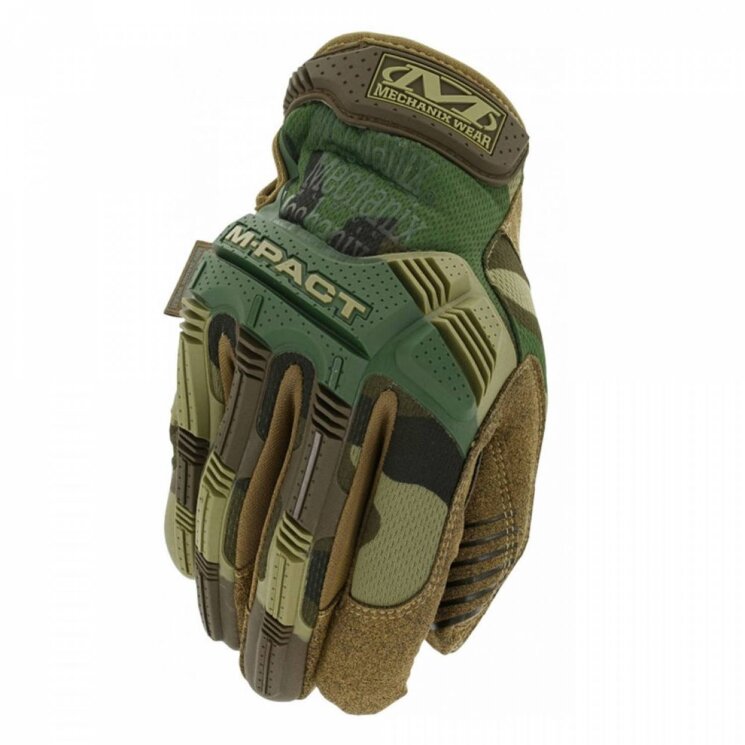 ПЕРЧАТКИ M-Pact Woodland Camo, код MECHANIX MPT-77