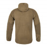КУРТКА ALPHA HOODIE Jacket - Grid Fleece - Coyote, код HELIKON-TEX BL-ALH-FG-11