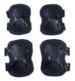 КОМПЛЕКТ НАКОЛЕННИКИ И НАЛОКОТНИКИ SWAT X-Cap BLACK CEMA