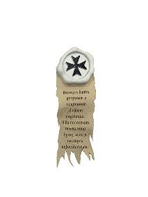 Нашивка PVC/ПВХ с велкро WH40k  Печать Чистоты Храмовники ZL04549