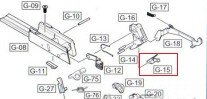 WE GLOCK предохранитель спускового крючка Part 15