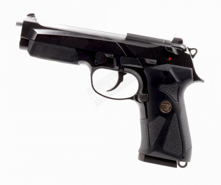 ПИСТОЛЕТ ПНЕВМ. WE BERETTA 904 (90-Two), металл, WE-M015-BK