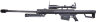ВИНТОВКА ПНЕВМ. BARRET M82A1 SNOW WOLF AEG, металл, пластик, оптика, сошки 3-9X50E SW-02A