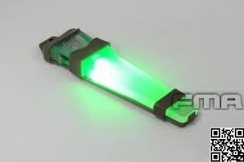 Проблесковый маяк зеленый FMA Fxukv Safty Lite, корпус desert, TB331