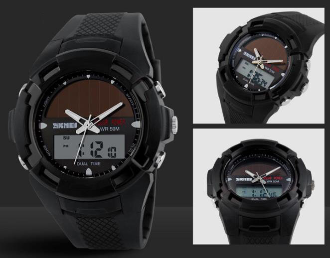 ЧАСЫ со стрелками электронные BLACK код AS-SW0063B