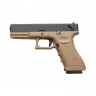 ПИСТОЛЕТ ПНЕВМ. KJW GLOCK G18 GBB CO2, авт., мет. слайд, модель - KP-18.CO2 TAN