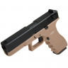 ПИСТОЛЕТ ПНЕВМ. KJW GLOCK G18 GBB CO2, авт., мет. слайд, модель - KP-18.CO2 TAN