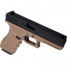 ПИСТОЛЕТ ПНЕВМ. KJW GLOCK G18 GBB CO2, авт., мет. слайд, модель - KP-18.CO2 TAN