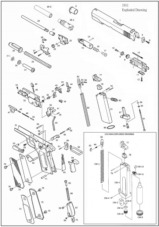 KJW 1911 уплотнительное кольцо с основанием под баллон CO2 Part CM-9,CM-10,CM-12